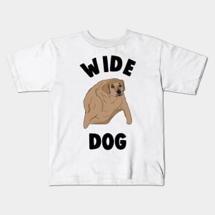 Wide Dog Meme Kids T-Shirt